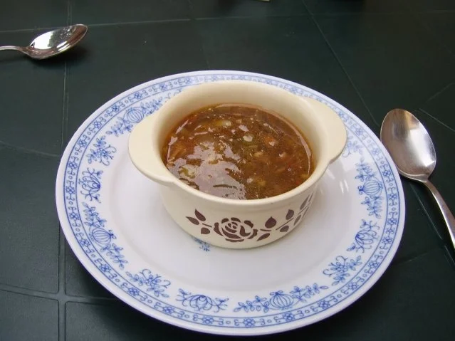 Chinesische Glasnudelsuppe mit Pfifferlingen und Sago - Rezept