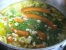 Rezept: Suppen & Eintöpfe: Bunte Kartoffelsuppe mit Würstchen Suppen & Eintöpfe: Bunte Kartoffelsuppe mit Würstchen - Rezept