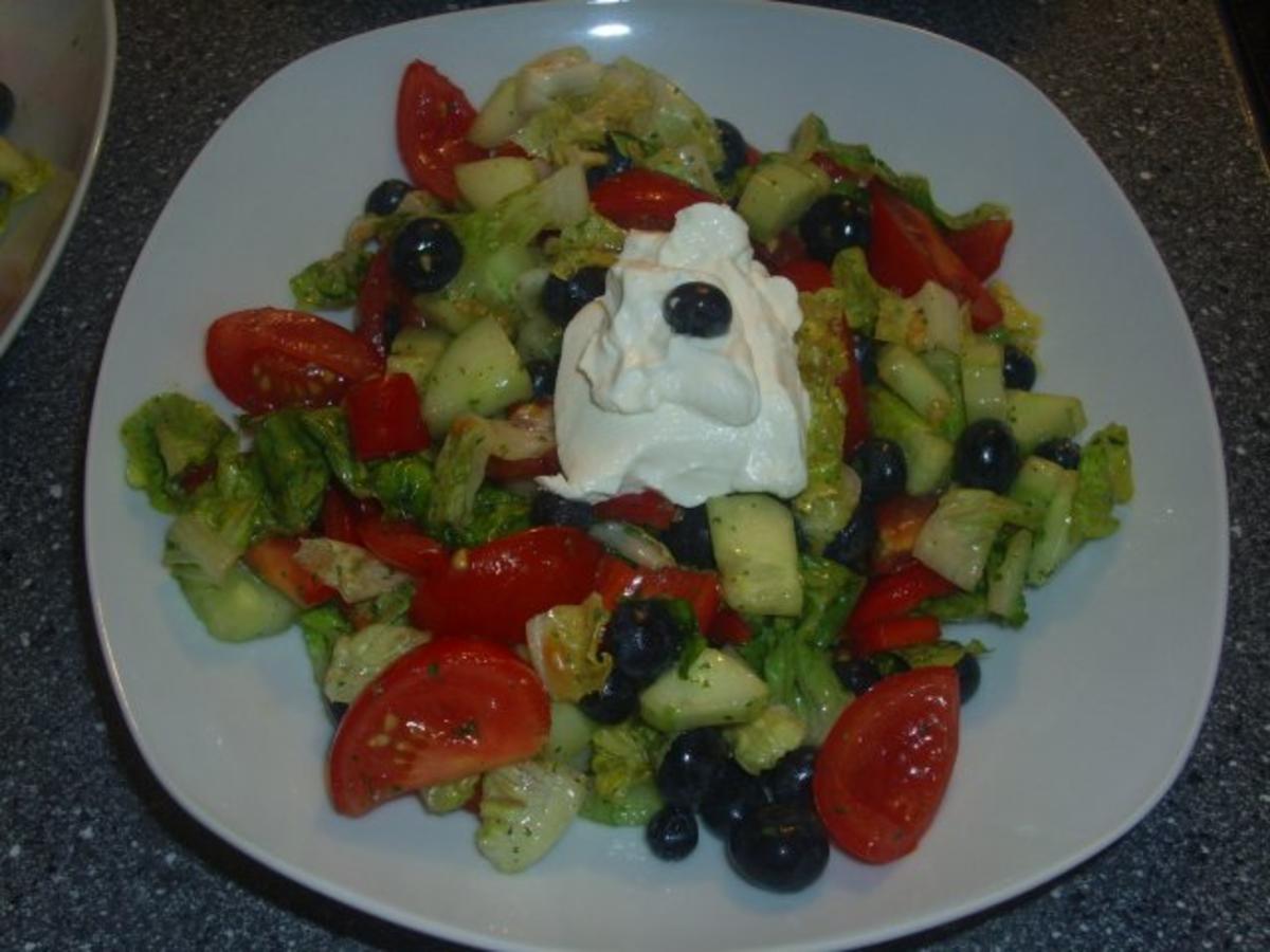 Salat mit Heidelbeeren - Rezept - Bild Nr. 4