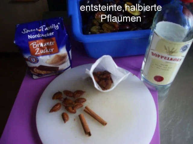 Pflaumenlikör - Rezept