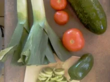 Nudelsalat mit gebratenem Gemüse - Variante 2 - Rezept