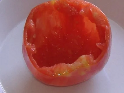 Rezept: Gratinierte Ofentomaten mit Pastafüllung Bild Nr. 4 Gratinierte Ofentomaten mit Pastafüllung - Rezept - Bild Nr. 4