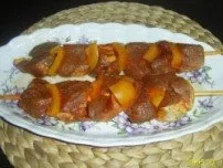 Rezept: Fleischspieße: Würzig fruchtiges Schweinefilet Fleischspieße: Würzig fruchtiges Schweinefilet - Rezept