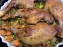 Ente: Knusprige Keulen mit Pfannengemüse - Rezept - Bild Nr. 4