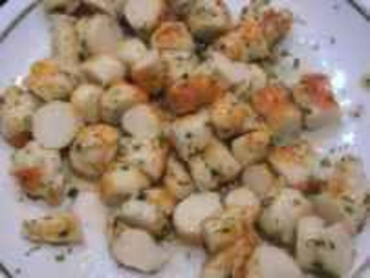 Suppen & Eintöpfe: Kartoffelcreme mit Garnelen - Rezept - Bild Nr. 2