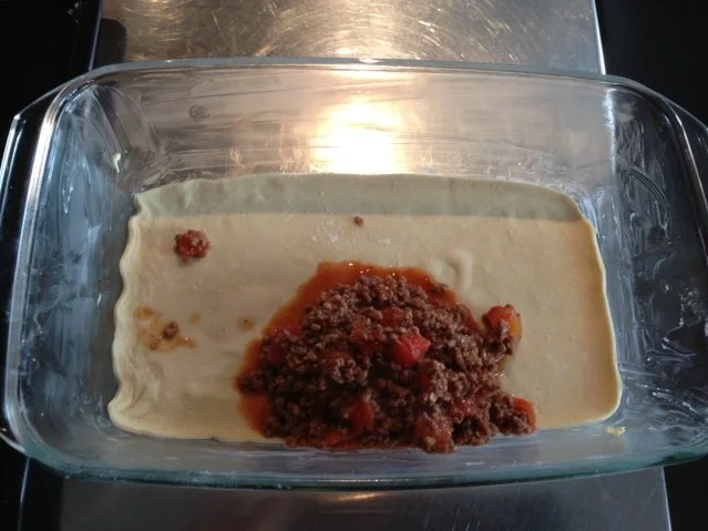 Rezept: Lasagne mit Hackfleisch ohne Ei Bild Nr. 9 Lasagne mit Hackfleisch ohne Ei - Rezept - Bild Nr. 9