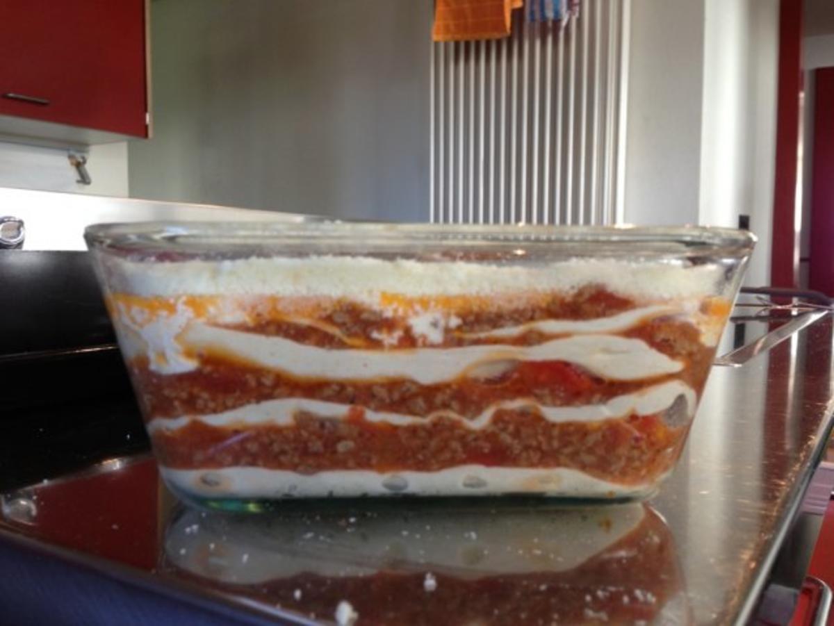 Lasagne mit Hackfleisch ohne Ei - Rezept - Bild Nr. 10