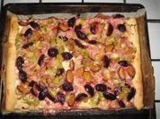 Zwiebel Zwetschgen Pizza - Rezept