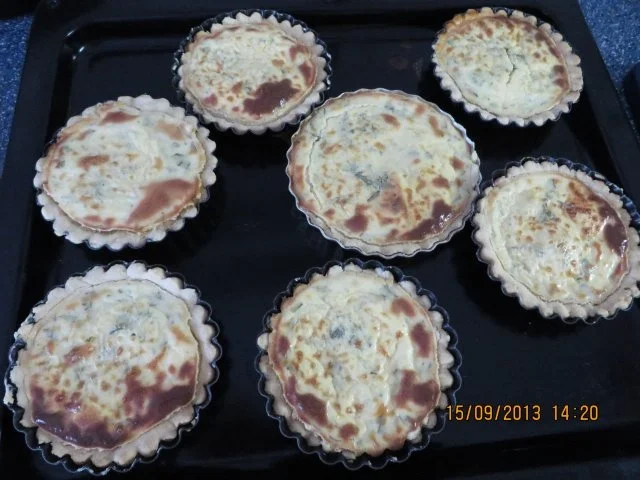 Vorspeise:Ziegenkäse- Quiche mit Minze - Rezept - Bild Nr. 4