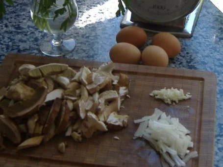 Frische Steinpilze mit Rührei - Rezept - Bild Nr. 2