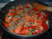 Gemüse,Hack-Zucchinipfanne ! - Rezept