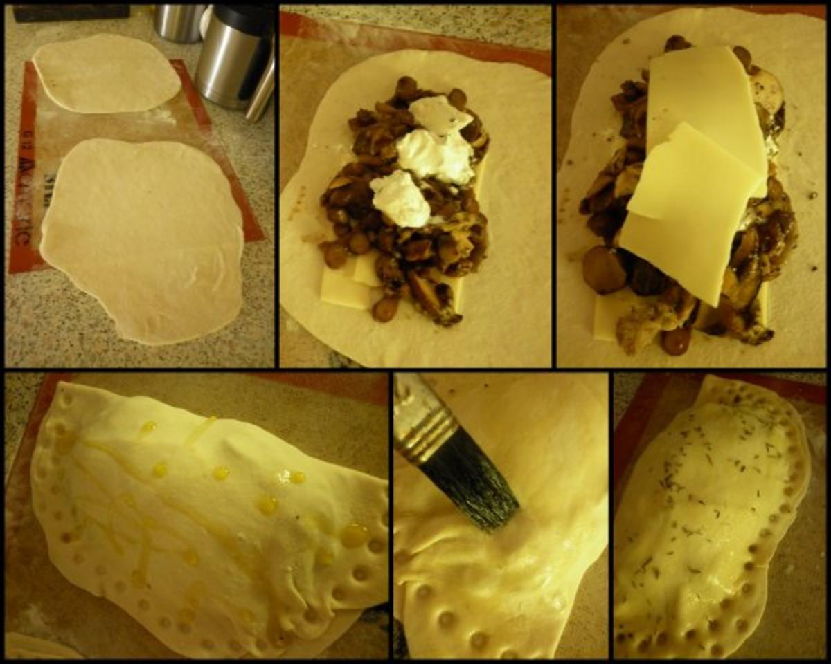 Calzone mit Pilzen - Rezept - Bild Nr. 3