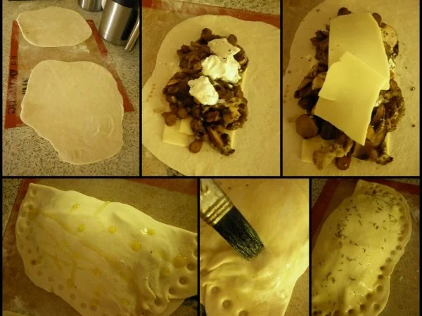 Rezept: Calzone mit Pilzen Bild Nr. 3 Calzone mit Pilzen - Rezept - Bild Nr. 3