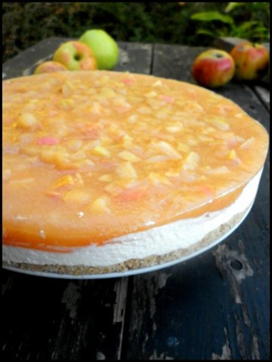 Bilder für Apfel-Frischkäse-Torte Rezept