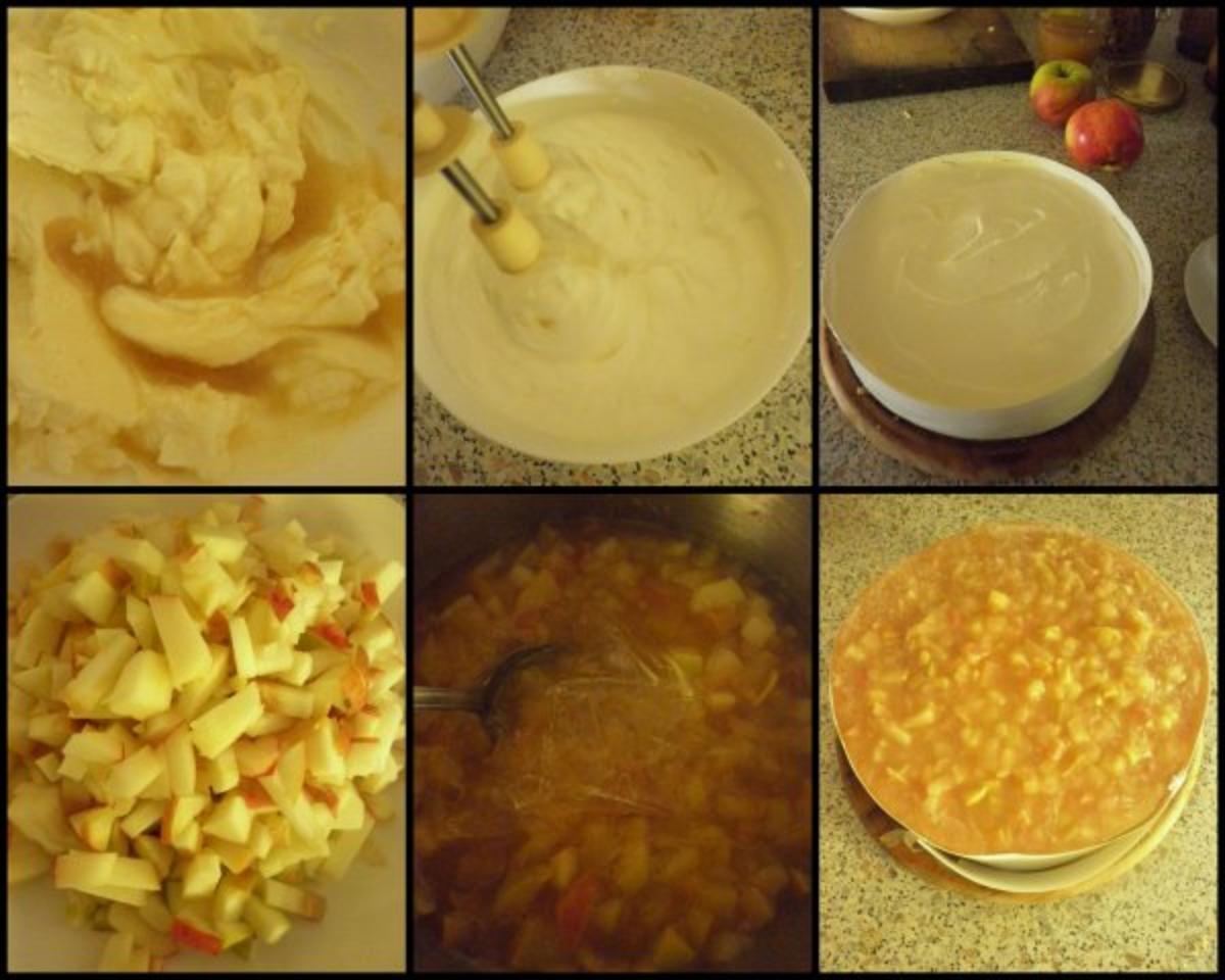 Apfel-Frischkäse-Torte - Rezept - Bild Nr. 3