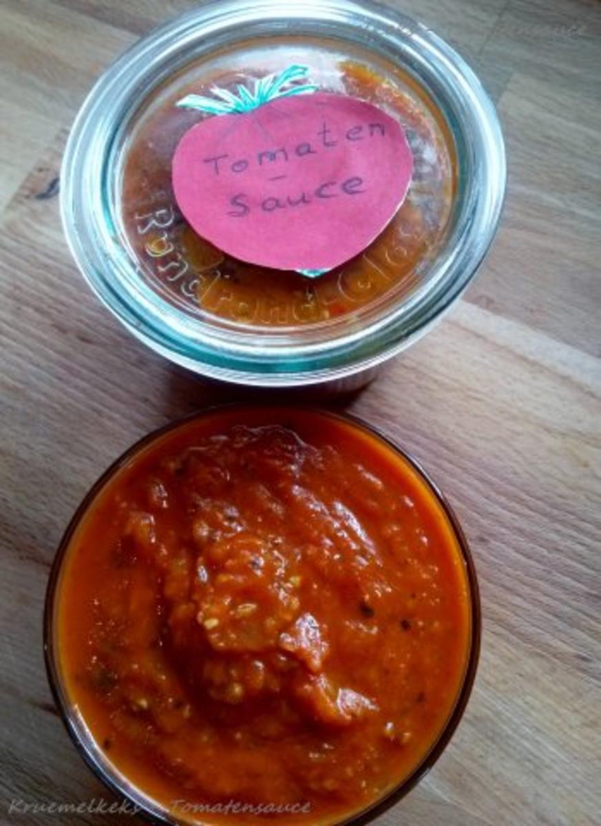 Sonnensatte Tomatensoße mit Oregano "jam jam" - Rezept