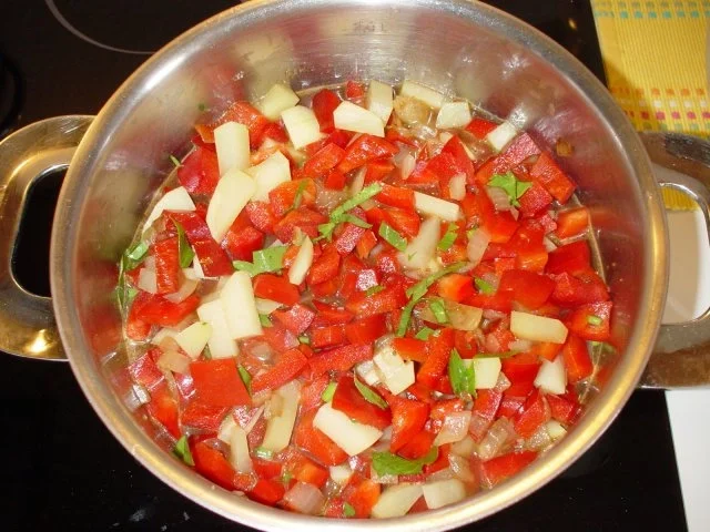 Paprikacremesuppe - rein Vegetarisch - Rezept - Bild Nr. 3