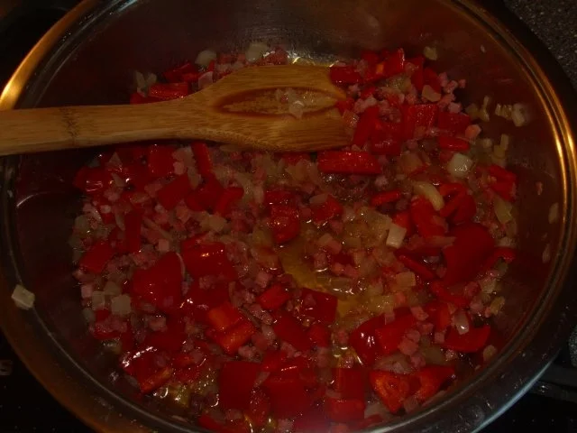 Rezept: Pasta-Paprika-Salami Bild Nr. 4 Pasta-Paprika-Salami - Rezept - Bild Nr. 4