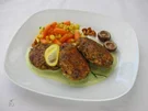 Pilz-Frikadellen mit Avocadosauce - Rezept