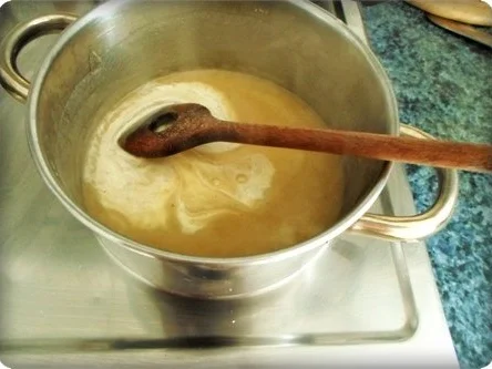 Gebratene Scholle auf Gemüsebett mit leckerem Stampfkartoffel - Türmchen - Rezept - Bild Nr. 18