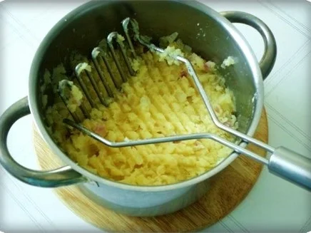 Gebratene Scholle auf Gemüsebett mit leckerem Stampfkartoffel - Türmchen - Rezept - Bild Nr. 22