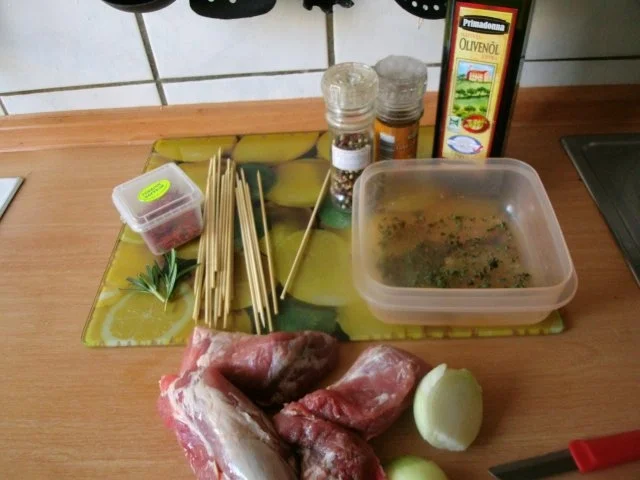 Rezept: Filetspieße in Pfeffersauce Bild Nr. 3 Filetspieße in Pfeffersauce - Rezept - Bild Nr. 3