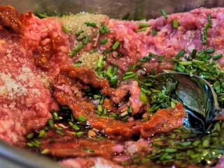 Bun nem nuong - Honigfrikadellen mit Reisnudeln - Rezept - Bild Nr. 11