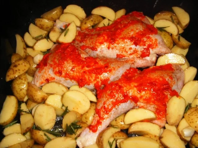 Hähnchenkeulen etwas scharf - Rezept - Bild Nr. 4