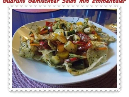 Salat: Gemischter Salat mit Emmentaler - Rezept