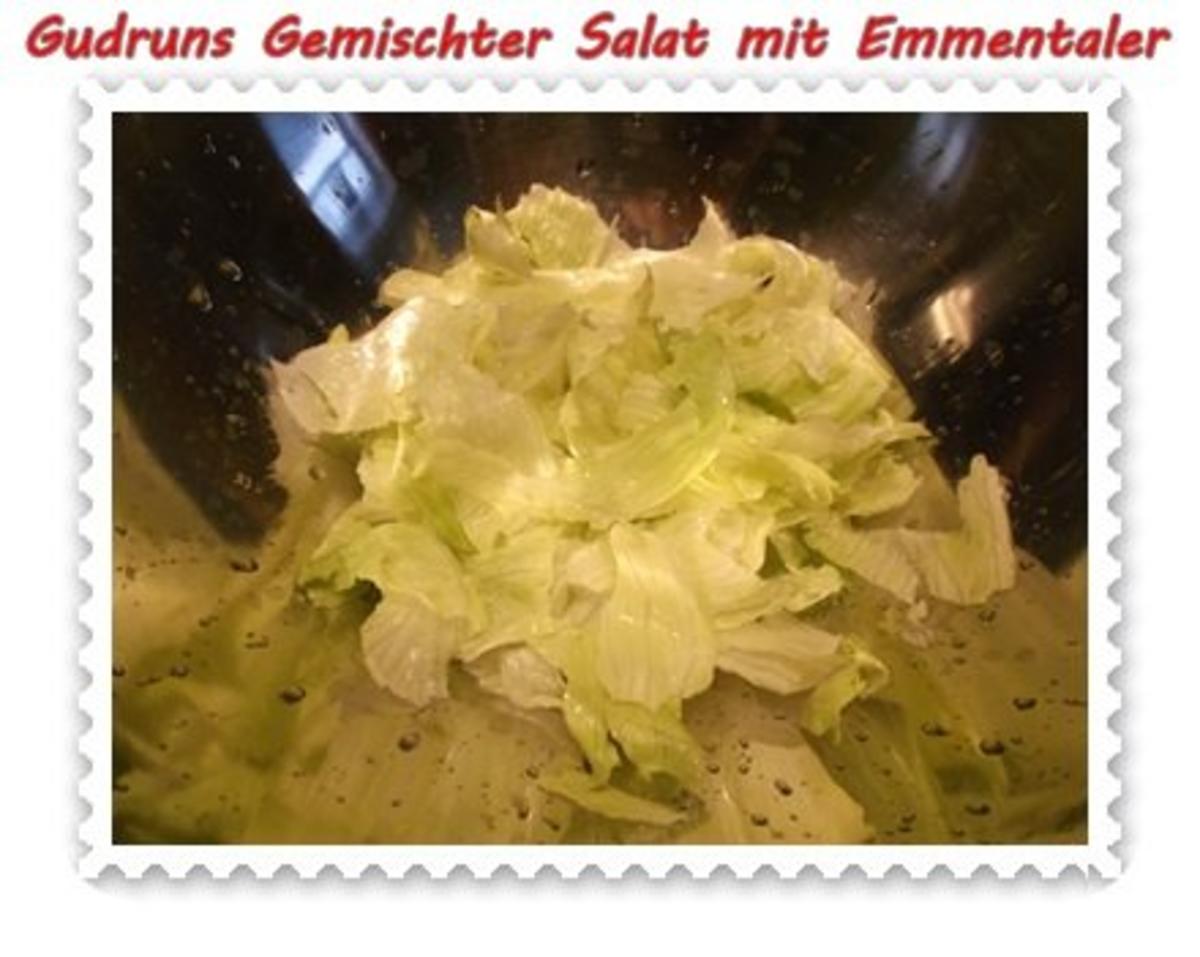 Salat: Gemischter Salat mit Emmentaler - Rezept - Bild Nr. 3