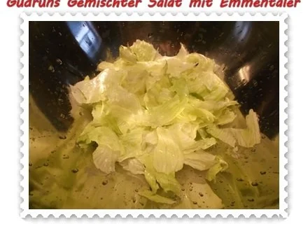 Salat: Gemischter Salat mit Emmentaler - Rezept - Bild Nr. 3