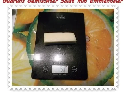 Salat: Gemischter Salat mit Emmentaler - Rezept - Bild Nr. 5