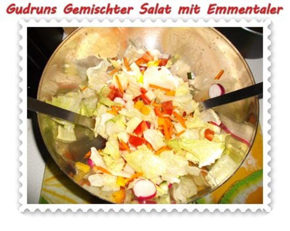 Salat: Gemischter Salat mit Emmentaler - Rezept - Bild Nr. 6