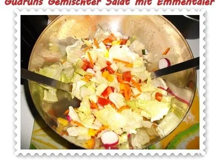 Salat: Gemischter Salat mit Emmentaler - Rezept - Bild Nr. 6