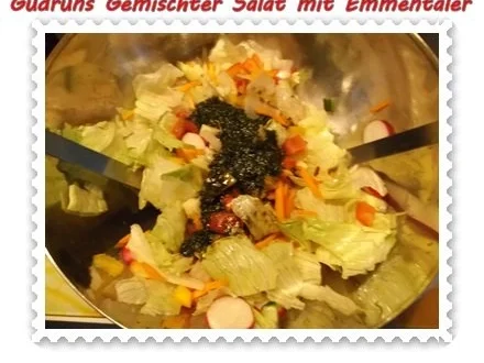Salat: Gemischter Salat mit Emmentaler - Rezept - Bild Nr. 9