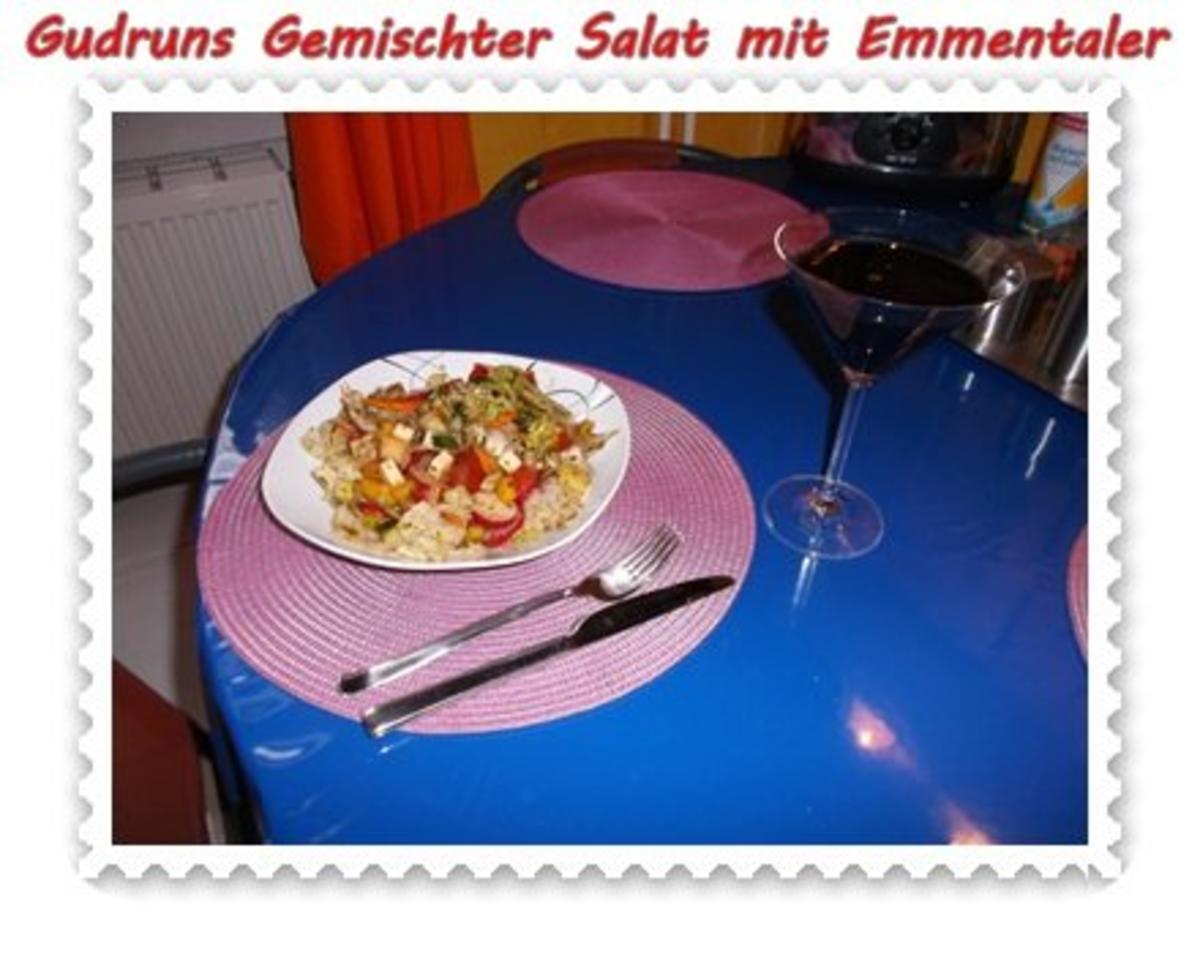 Salat: Gemischter Salat mit Emmentaler - Rezept - Bild Nr. 11
