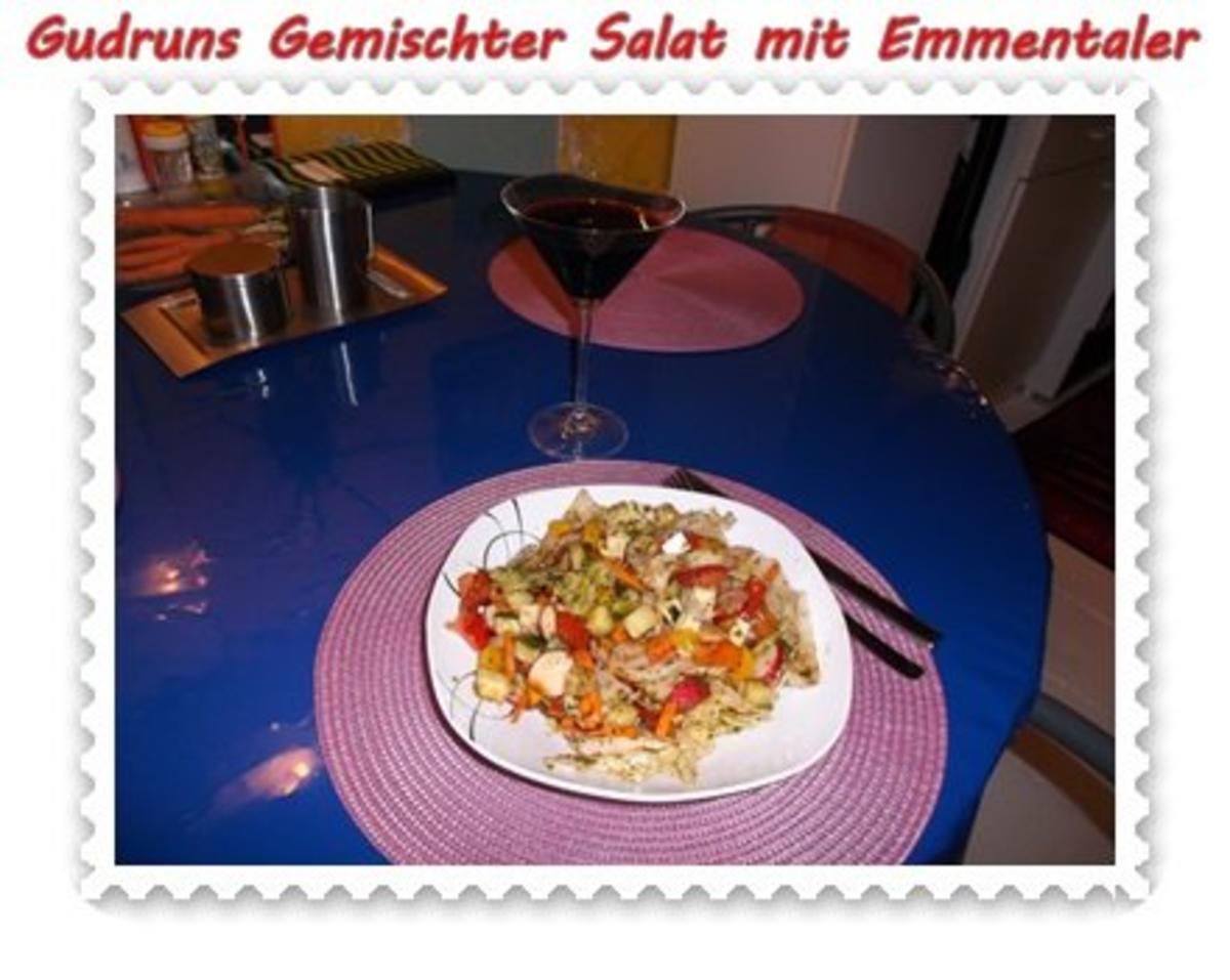 Salat: Gemischter Salat mit Emmentaler - Rezept - Bild Nr. 12