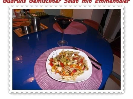 Salat: Gemischter Salat mit Emmentaler - Rezept - Bild Nr. 12