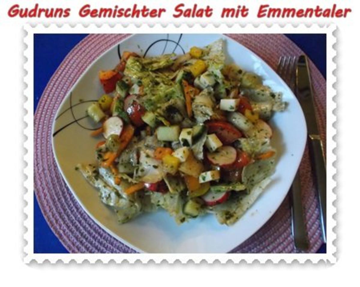 Salat: Gemischter Salat mit Emmentaler - Rezept - Bild Nr. 14