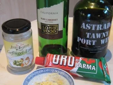 Rotwein-Portwein-Sauce - Rezept