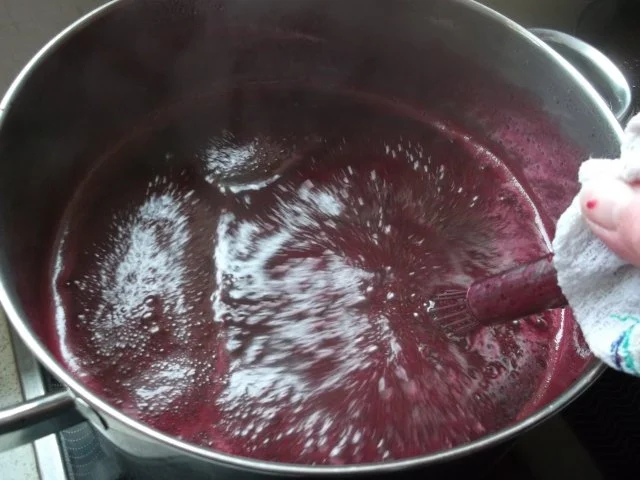 Holunderbeergelee mit Orange,Zimt und Zitrone - Rezept - Bild Nr. 9