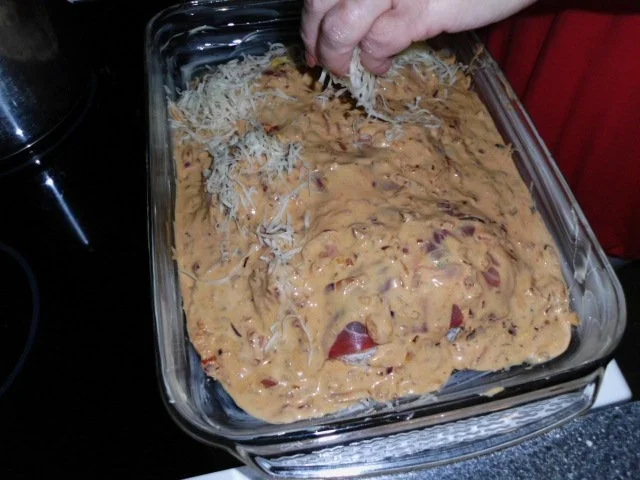 Geschichtete Käse-Hähnchenbrustfilets in einer Zwiebel-Senfsahnesauce, überbacken - Rezept - Bild Nr. 15