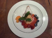 Schillerlocken gefüllt mit Aprikosen-Joghurt-Mousse - Rezept