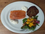 Label-Rouge-Lachs aus der roten Kampot Pfefferbeize und Kampot Pepper Daiquiri - Rezept