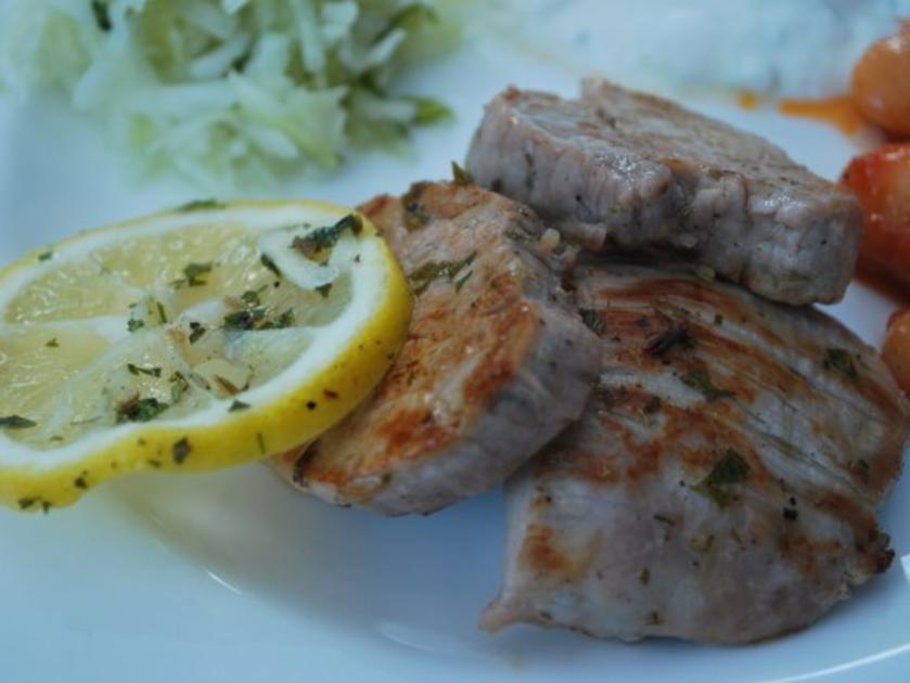 Griechisches Schweinefilet - Rezept mit Bild - kochbar.de