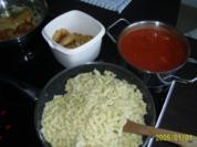 Schwein: Spirelli mit Jägerschnitzel & Tomatensoße - Rezept