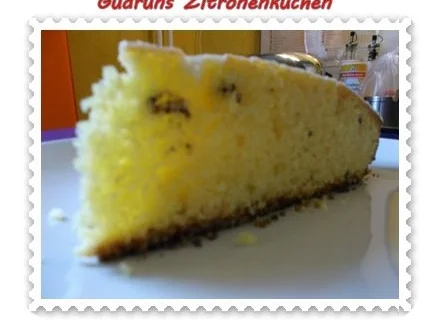 Kuchen: Zitronenkuchen - Rezept