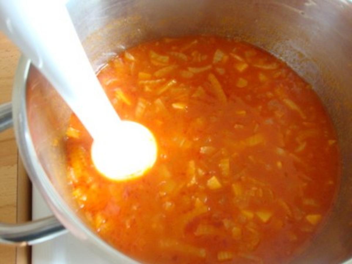 Fenchel-Tomaten-Suppe mit Garneleneinlage - Rezept - Bild Nr. 7