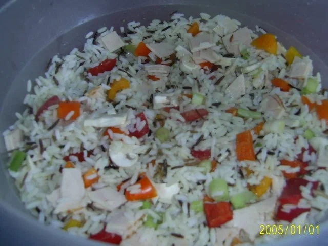 Rezept: Party-Idee: Bunter Reissalat..... Bild Nr. 7 Party-Idee: Bunter Reissalat..... - Rezept - Bild Nr. 7