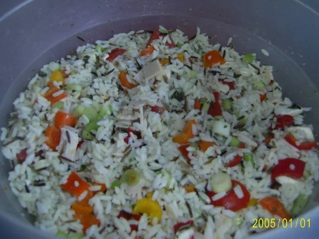 Rezept: Party-Idee: Bunter Reissalat..... Bild Nr. 8 Party-Idee: Bunter Reissalat..... - Rezept - Bild Nr. 8